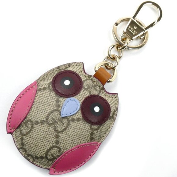 GUCCI Owl Shape Bag Charm Keychain Multicolor 821813 9AAGU 8075  - NWOT - Picture 1 of 9